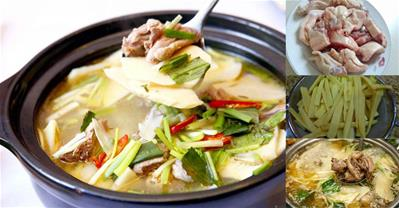 Cách làm vịt nấu xáo măng ăn với bún ngon tuyệt
