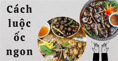 Cách luộc ốc ngon, sạch bùn, không bị hôi thối với nước chấm đỉnh cao
