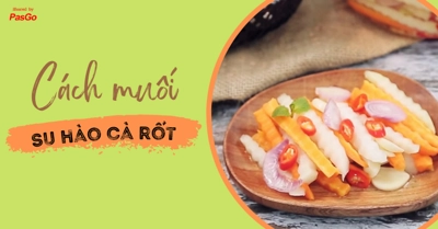 Cách muối su hào cà rốt chua ngọt giòn sần sật để được lâu