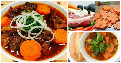 Cách nấu bò kho truyền thống không cần gói gia vị cực đơn giản