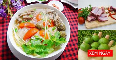 Cách nấu bún sườn chua thanh mát cực nhanh gọn chỉ với 3 bước