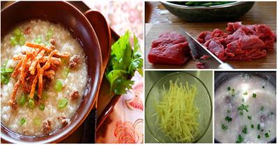 Cách nấu cháo thịt bò thơm ngon bổ dưỡng trọn hương vị