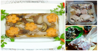 Cách nấu thịt đông ngon NHỪ, nước trong ĐÔNG như thạch