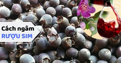 Cách ngâm rượu sim Phú Quốc ngon tại nhà, không váng, không mốc