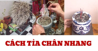 Cách tỉa chân nhang cuối năm đúng cách tránh MẤT lộc, MẤT linh