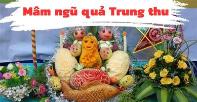 Cách trang trí mâm ngũ quả trung thu ĐƠN GIẢN mà ĐẸP