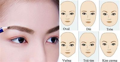 Cách vẽ lông mày đẹp hoàn hảo cho từng dáng khuôn mặt