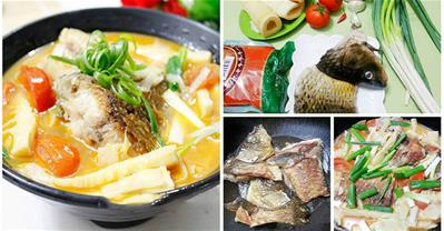 Canh cá nấu măng chua cho bữa cơm chiều ngon hơn