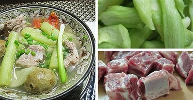 Canh sườn chua nấu dọc mùng ngọt mát ngon cơm