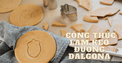 CẬP NHẬT CÁCH LÀM KẸO ĐƯỜNG DALGONA SQUID GAME HÀN QUỐC ĐÌNH ĐÁM