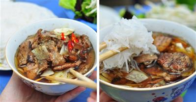 Chỉ 15’ có ngay bún chả Hà thành thơm khó cưỡng