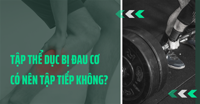 Chuyên gia tư vấn: Tập thể dục bị đau cơ có nên tập tiếp không? 
