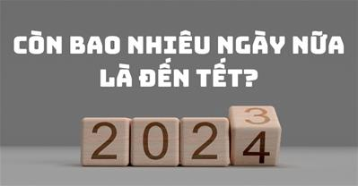 Còn bao nhiêu ngày nữa đến tết 2024 âm lịch và dương lịch?
