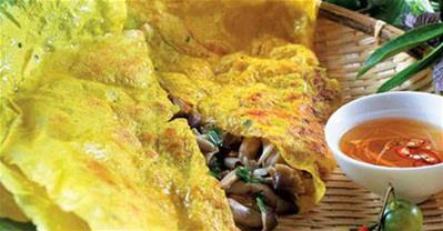 Công thức làm bánh xèo chay thơm ngon giòn rụm