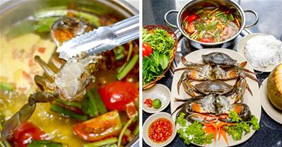 Đã đời với set lẩu cua Cà Mau đầy ú ụ giữa Sài Gòn 
