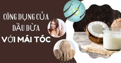 Dầu dừa có tác dụng gì với tóc - Cách dùng dầu dừa để có mái tóc khỏe đẹp