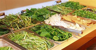 Đến Nghiện Lẩu Buffet nghiện ngay các loại rau sạch