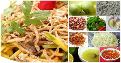 Đổi mới khẩu vị với cách làm nộm xoài xanh cá cơm 