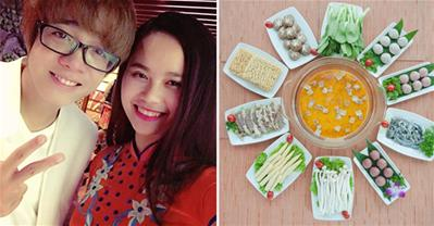 Hẹn hò ăn lẩu uyên ương trên tầng 15 Ruby Plaza