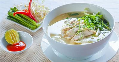 Học cách nấu bún gà ngon cho bữa sáng no căng rốn