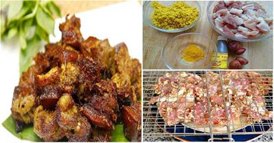 Hướng dẫn cách làm ba chỉ nướng riềng mẻ ngon tuyệt