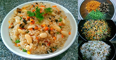 Hướng dẫn cách làm cơm chiên chay thập cẩm thanh đạm tránh ngán