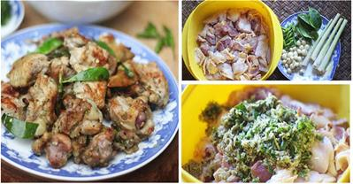 Hướng dẫn cách làm gà nướng lá chanh, ăn nhanh kẻo hết