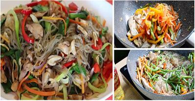 Hướng dẫn cách làm miến xào thịt gà đơn giản ngon miệng