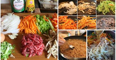 Hướng dẫn làm miến trộn Hàn Quốc siêu đơn giản