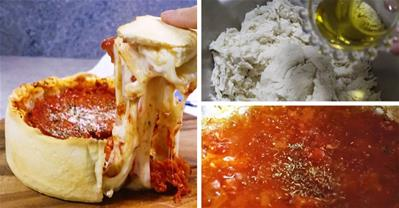 Khám phá pizza “cối” tự làm ở nhà ngon gấp 3 ở quán
