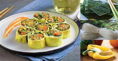 Khéo tay làm món Kimbap phiên bản miến trứng mới lạ 