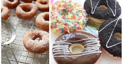 Làm bánh donut đơn giản không cần lò nướng