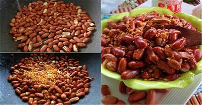 Làm đậu phộng xóc tỏi ớt thơm ngon, giòn tan ăn đưa cơm
