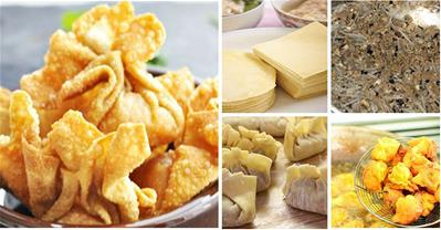 Làm hoành thánh chay chiên cho tháng Vu Lan báo hiếu