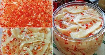  Làm măng ớt ngâm dấm tỏi chuẩn ngon, không bị nổi váng