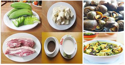 Làm ốc nấu chuối đậu cả nhà ăn không ngơi đũa