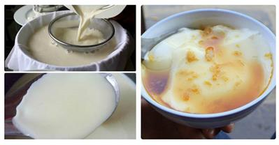 Làm tào phớ trắng mịn siêu nhanh không cần lá gelatin