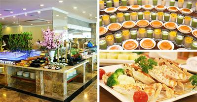 Lượn lờ khách sạn 4 sao tóm được buffet 160 món tầng 18