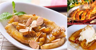 Mách bạn cách làm chuối đốt rượu thơm nồng, quyến rũ
