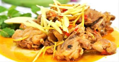 Mách bạn cách làm gà xào gừng đậm đà, TỐN cơm