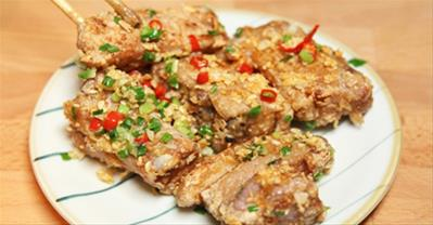 Mách bạn cách làm sườn rang tỏi ớt thơm ngây ngất