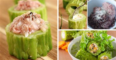 Mách bạn làm mướp đắng nhồi thịt ngon không sợ đắng
