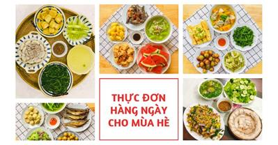 Mách bạn thực đơn cơm gia đình hàng ngày ngon mát cho mùa hè