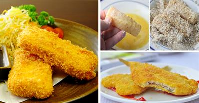 Mách mẹo tẩm bột chiên xù cho cá giòn, cả nhà khen ngon
