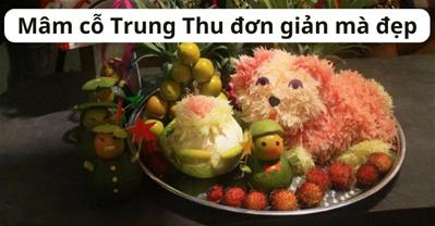 Mâm cỗ trung thu đơn giản có gì? Cách trang trí đơn giản mà đẹp