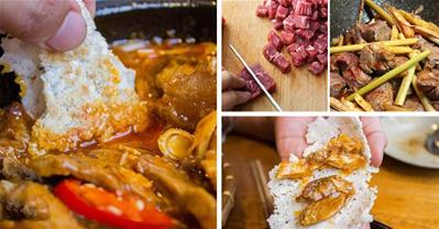 Mần bò kho sả đậm đà thơm nức đón gió đầu mùa