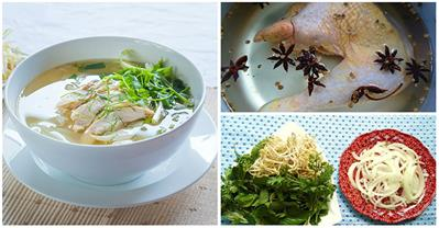 Mẹ làm phở gà thơm ngon cả nhà ăn húp cạn sạch nước