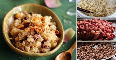 Mẹ làm xôi chim béo ngậy cả nhà ăn no căng vẫn thèm 