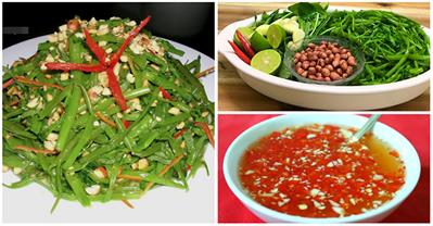 Mẹo làm nộm rau muống giòn ngon, xanh mướt ăn là nghiền