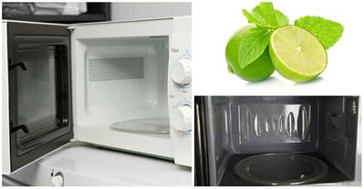 Mẹo làm sạch lò vi sóng trong 5 phút bằng 1 quả chanh